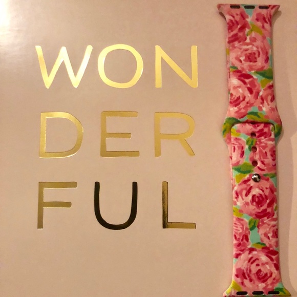 Lilly Pulitzer Accessories - Roses Apple Watch band